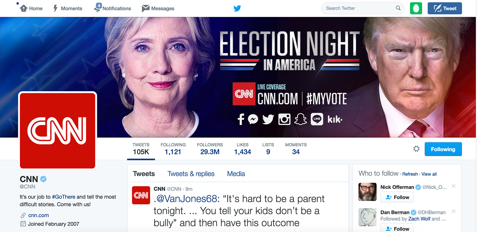 CNN Twitter